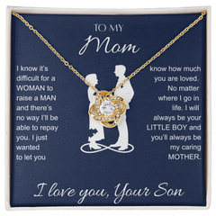 Love Knot Necklace - To My Mom