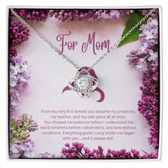 Love Knot Necklace - For Mom