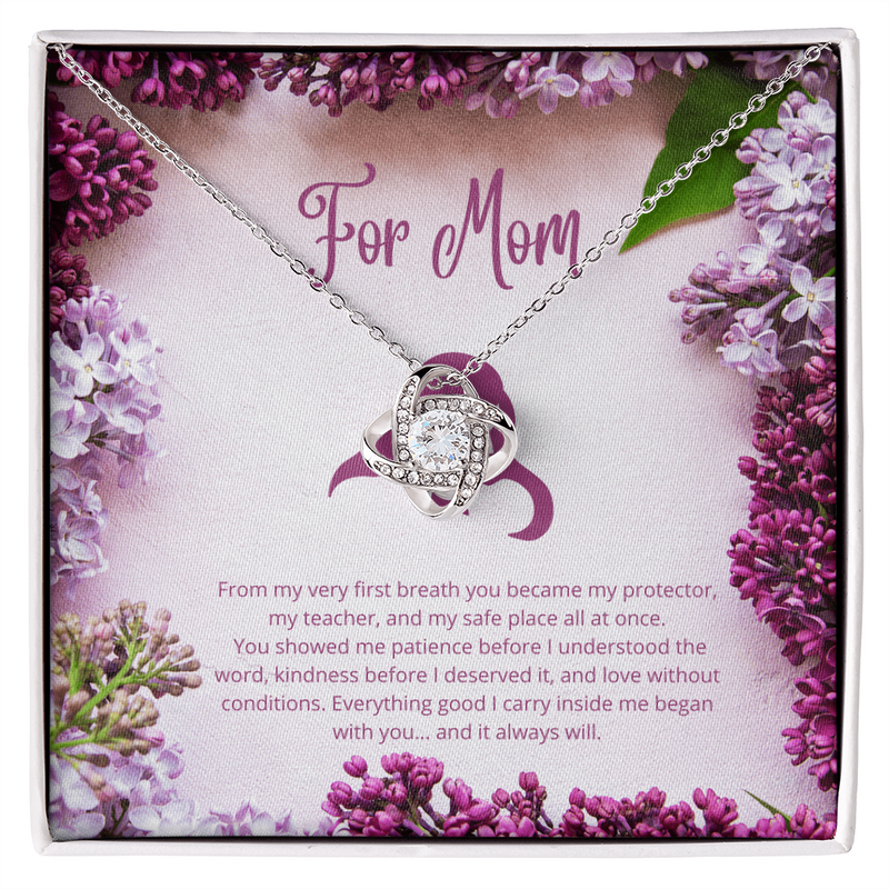 Love Knot Necklace - For Mom
